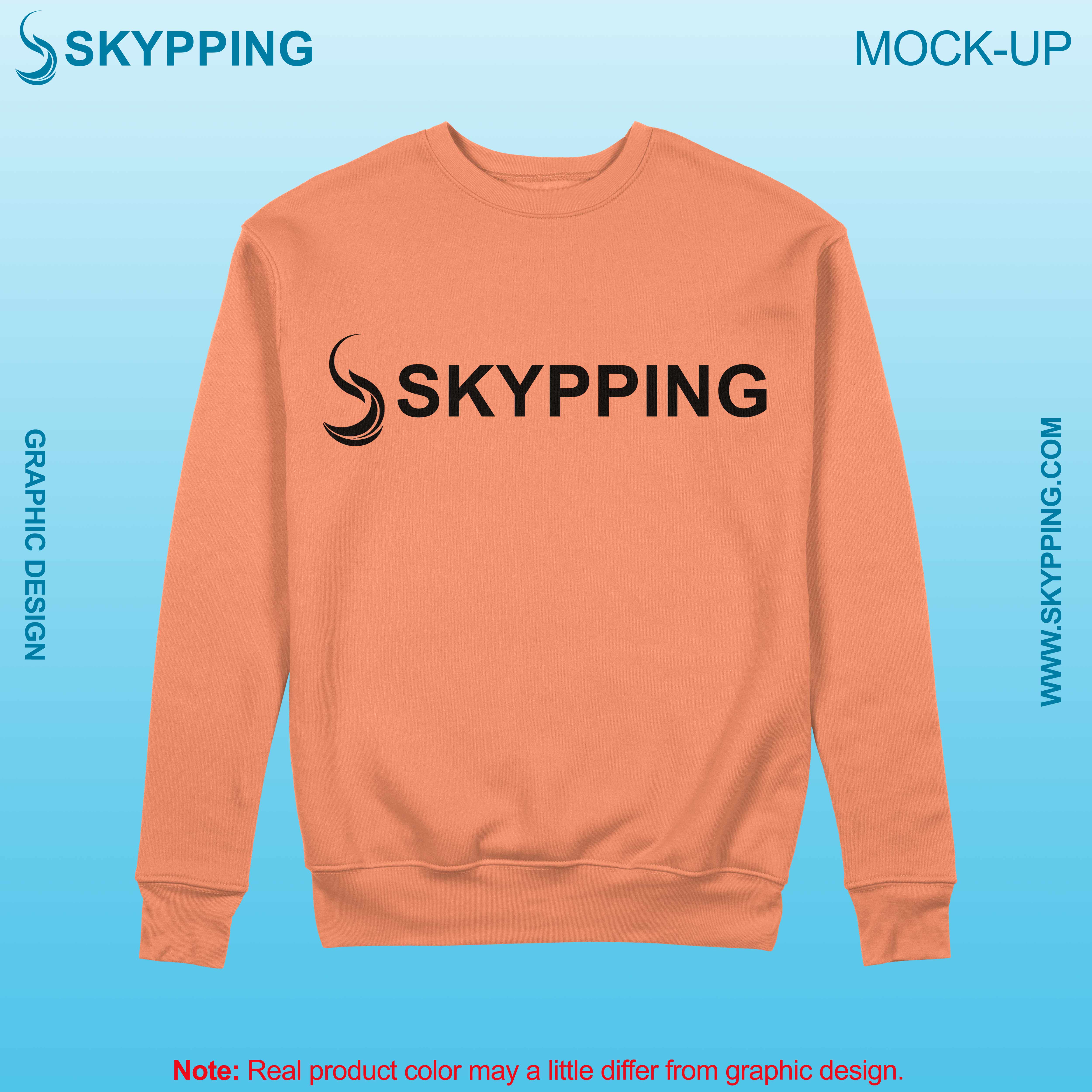 Sweatshirt with set-in style sleeve